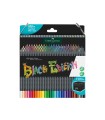 Lapices de colores faber castell edicion black soporte de 100 unidades colores surtidos