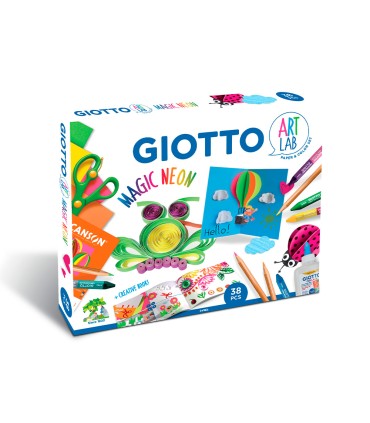 Set creativo giotto art lab magic neon