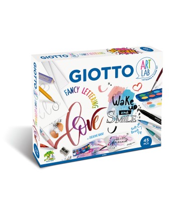 Set creativo giotto art lab fancy lettering