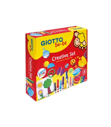 Set creativo giotto be be para colorear y moldear