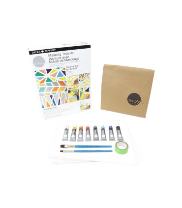 Set de pintura daler rowney simply creativo masking