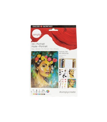 Set pintura oleo daler rowney simply activity