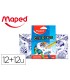 Set para colorear maped 12 rotuladores 12 lapices colores surtidos