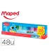 Rotulador maped color peps ocean caja de 48 unidades colores surtidos