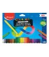 Lapices de colores maped color peps infinity caja de 24 colores surtidos