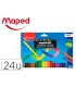 Lapices de colores maped color peps infinity caja de 24 colores surtidos