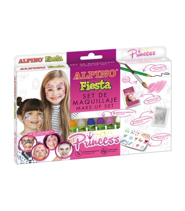 Barra de maquillaje alpino princesa caja de 6 unidades colores surtidos