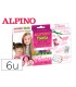 Barra de maquillaje alpino princesa caja de 6 unidades colores surtidos