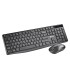 Set teclado y raton ngs hype kit inalambrico color negro