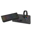 Kit gaming krom kenya 4 in 1 rgb auriculares / teclado / raton / alfombrilla