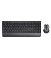 Set teclado + raton trust trezo inalambrico eco usb micro color negro