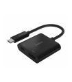 Adaptador belkin avc002btbk usb-c a hdmi + carga 60w color negro