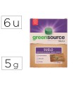 Limpiador de suelos bunzl greensource ecologico pastilla de 5 gr paquete de 6 unidades