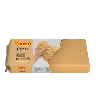 Pasta jovi para modelar air dry clay 250 gr color ocre