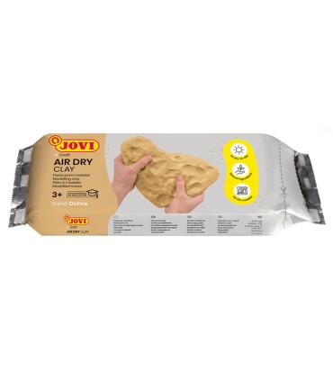 Pasta jovi para modelar air dry clay 250 gr color ocre