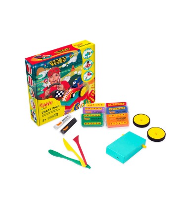 Juego jovi plastilina jovitech crazy cars fantasy kit