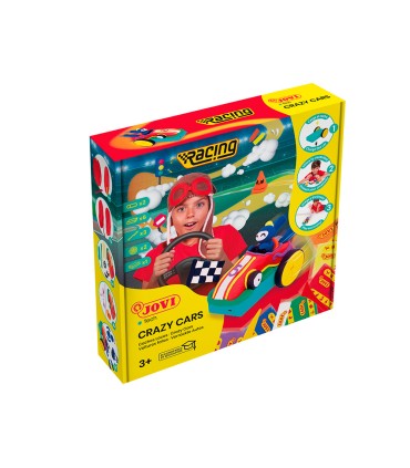 Juego jovi plastilina jovitech crazy cars fantasy kit