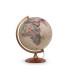 Globo terraqueo nova rico con luz colombo relieve base de madera y meridiano de plastico 30 cm diametro