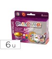 Pintura acrilica playcolor acrylic metallic 40 ml caja de 6 unidades colores surtidos