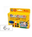 Tempera liquida playcolor liquid basic 40 ml caja de 6 unidades colores surtidos