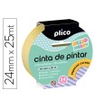 Cinta adhesiva plico para pintor especial curvas 25 mt x 24 mm