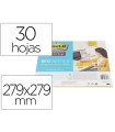 Bloc de notas adhesivas quita y pon post-it super sticky amarillo 30 hojas 279x279 mm