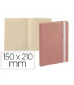 Libreta quo vadis life journal dots metodo bullet 15x21 cm 215 hojas 90 gr tapa kraft