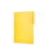 Subcarpeta cartulina liderpapel folio pestana superior 240g m2 color amarillo