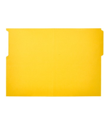 Subcarpeta cartulina liderpapel folio pestana superior 240g m2 color amarillo