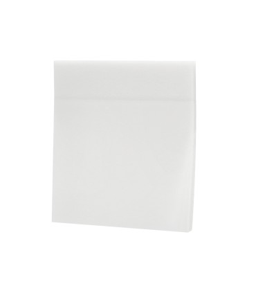 Bloc de notas adhesivas quita y pon q connect 76x76 mm removible plastico translucido blanco 50 hojas