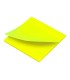 Bloc de notas adhesivas quita y pon q connect 76x76 mm removible plastico translucido amarillo neon con 50 hojas