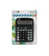 Calculadora liderpapel sobremesa xf39 12 digitos solar y pilas color negro 190x140x32 mm 40 reciclada