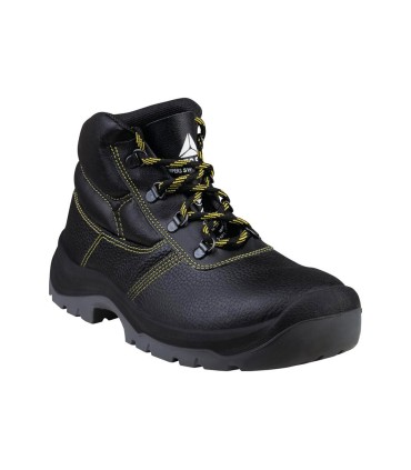 Botas deltaplus de seguridad piel crupon pigmentada suela pu bi densidad color negro talla 47