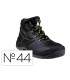 Botas deltaplus de seguridad piel crupon pigmentada suela pu bi densidad color negro talla 44