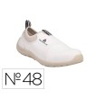 Zapatos de seguridad deltaplus microfibra pu suela pu mono-densidad color blanco talla 48