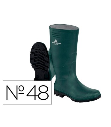 Botas deltaplus de seguridad stone pvc verde suela de tacos talla 48