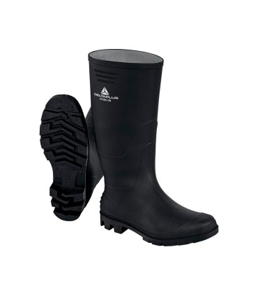 Botas deltaplus de seguridad stone pvc negro suela de tacos talla 48