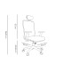 Silla giratoria q connect ergonomica respaldo alto y reposacabeza ajustable en altura 1180100x630x625 mm