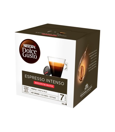 Cafe dolce gusto espresso intenso descafeinado intensidad 7 monodosis caja de 16 unidades