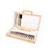 Maletin de pinturas acrilicas daler rowney madera 26 piezas 334x204x50 mm