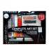 Set de pinturas daler rowney 115 piezas con caballete de aluminio plegable 457x73x584 mm