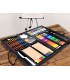 Set de pinturas daler rowney 163 piezas con caballete de aluminio plegable 500x70x727 mm