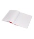 Libreta liderpapel antartik a5 plus cosida 48 hojas 90g m2 rayado horizontal con margen 6 colores surtidos