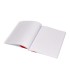 Libreta liderpapel antartik a5 plus cosida 48 hojas 90g m2 cuadro 4mm con margen 6 colores surtidos