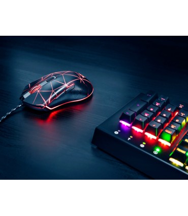 Raton trust gxt133 locx gaming optico luces led 800 4000 ppp 6 botones usb 20 cable 180 m color negro