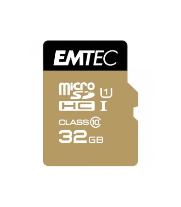 Memoria sd micro emtec class 10 gold con adaptador 32 gb