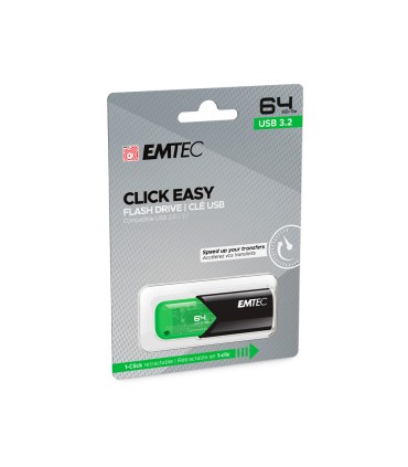 Memoria emtec usb 32 click easy 64 gb verde