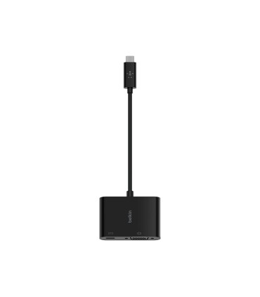 Adaptador belkin avc001btbk usb c a vga carga color negro