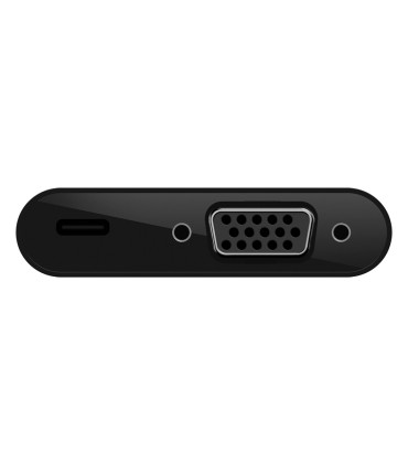 Adaptador belkin avc001btbk usb c a vga carga color negro