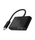 Adaptador belkin avc001btbk usb c a vga carga color negro